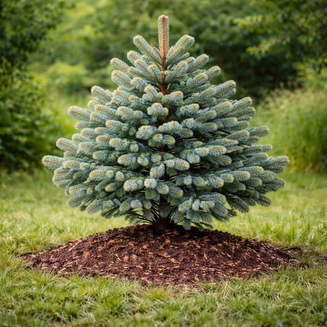 Испанска ела ‘Glauca’ Abies pinsapo ‘Glauca’