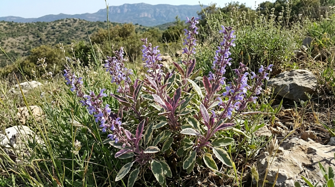 Салвия (градински чай) Salvia officinalis / Salvia officinalis Albovariegata