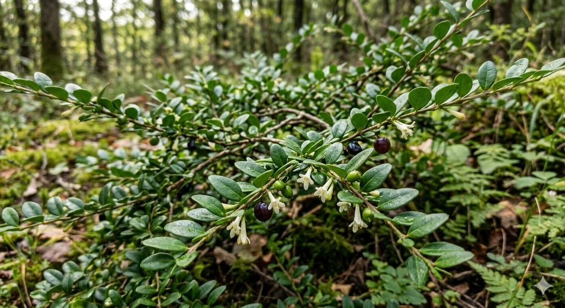 Лоницера пилеата Lonicera pileata