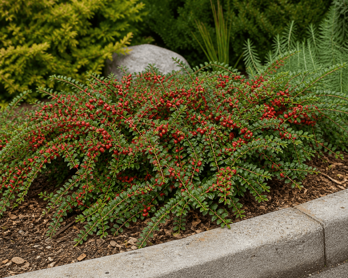Котонеастер 'Cotoneaster horizontalis'