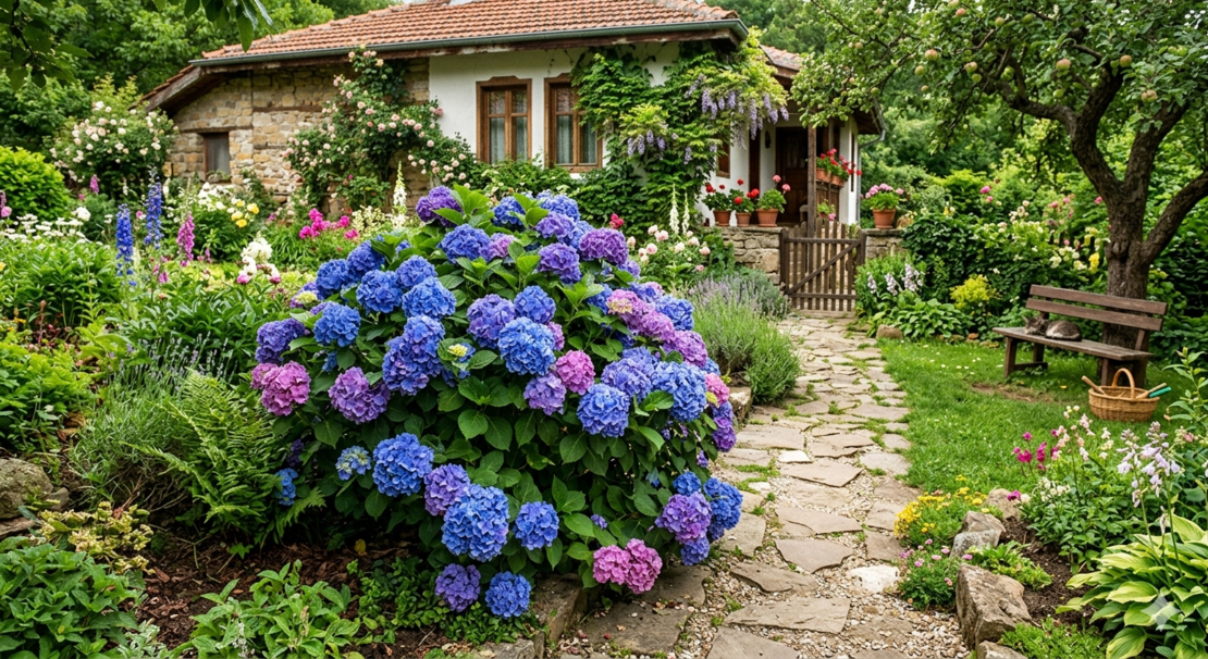 Хортензия	Hydrangea hortensis