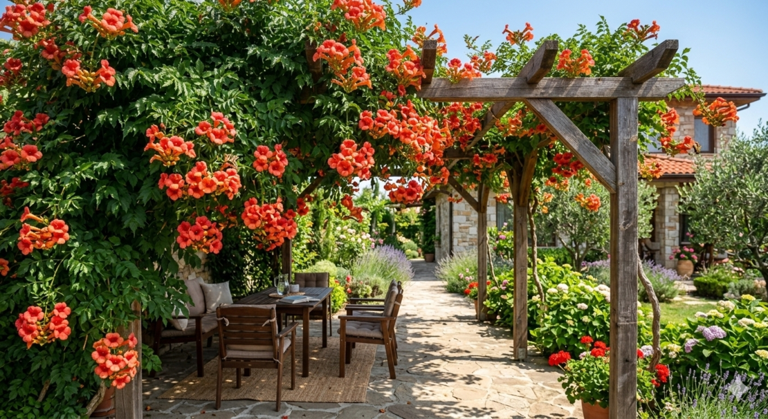 Текома / Кампсис Campsis radicans , Tecoma Radicans