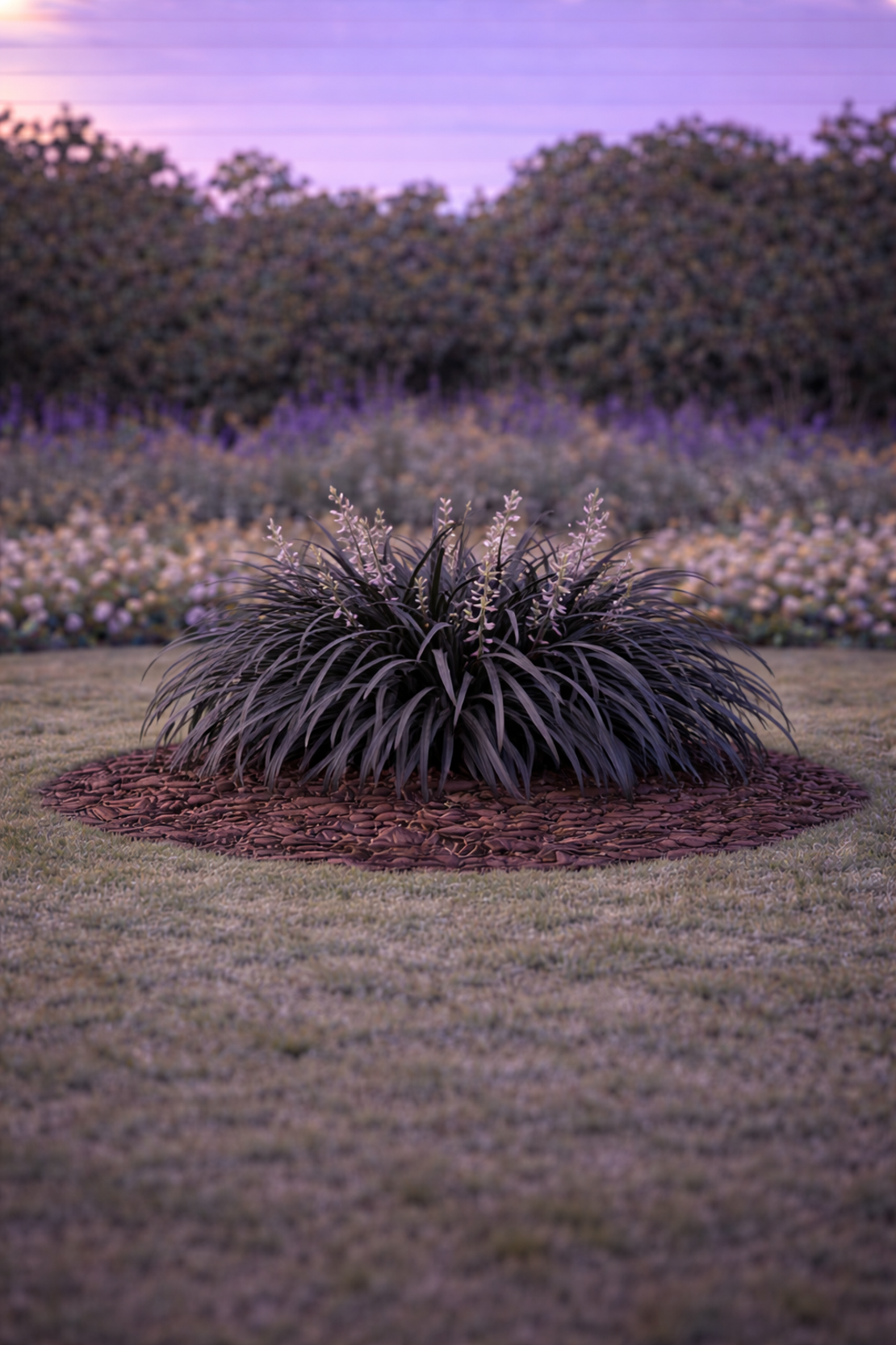 Офиопогон ‘Black Dragon’ Ophiopogon planiscapus ‘Black Dragon’