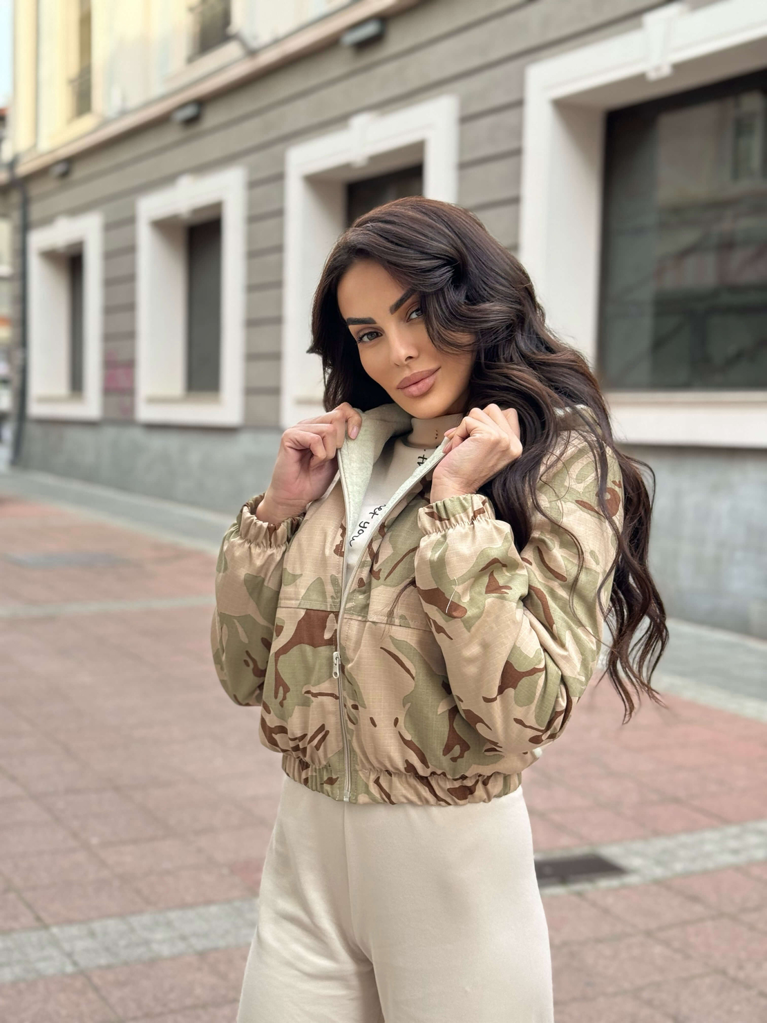 Връхно яке — Камуфлаж