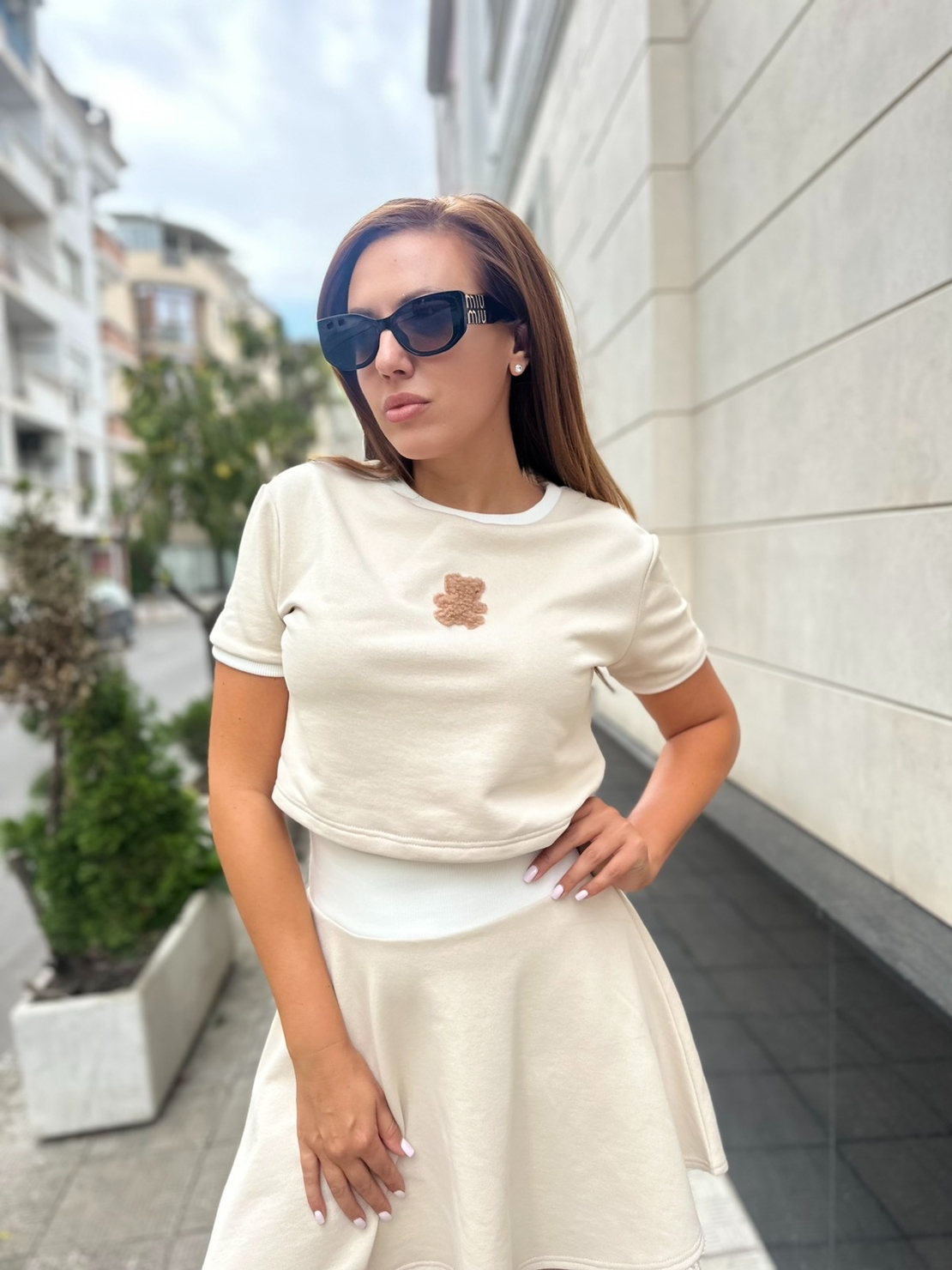 Сет от 2 части Мече - Светло бежово