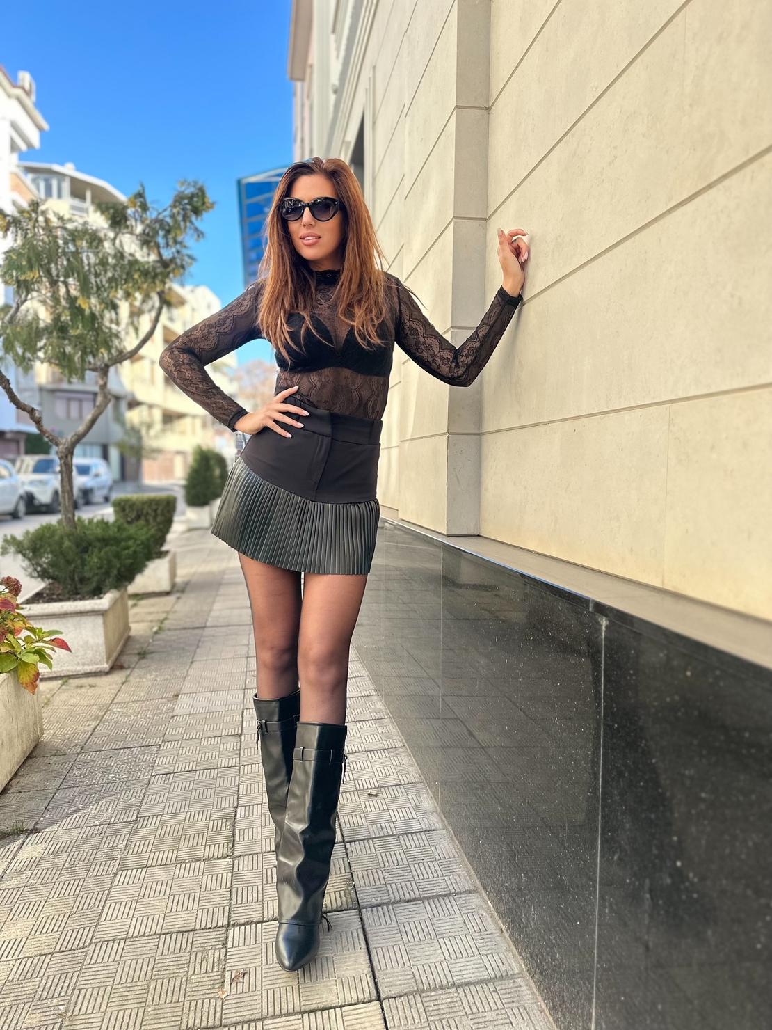 Пола панталон Плисе