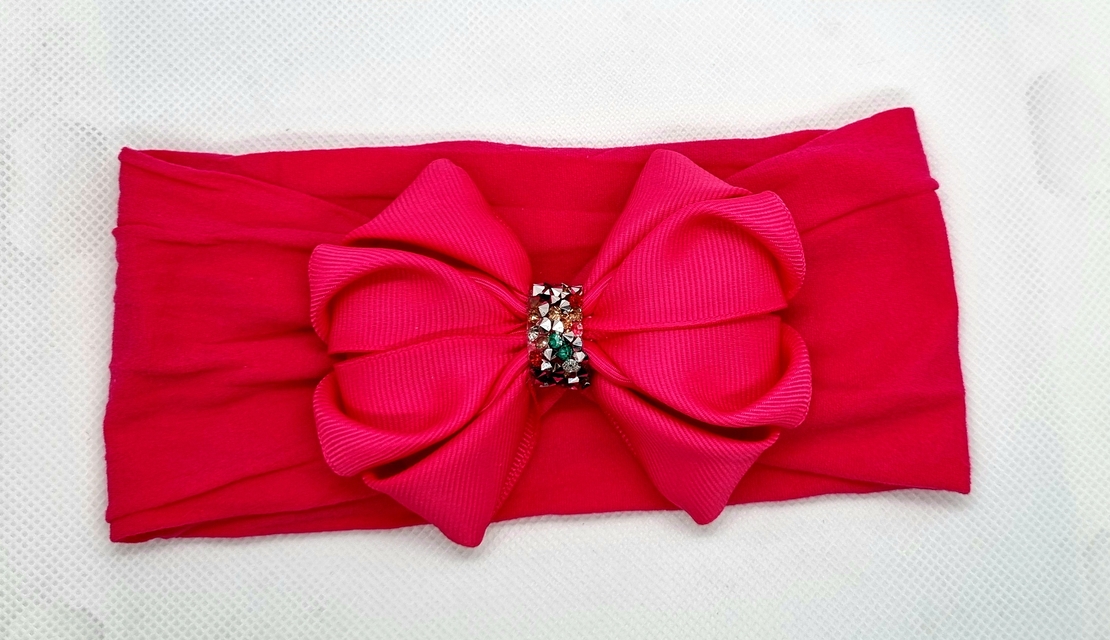 Бебешка лента тюрбан с панделка