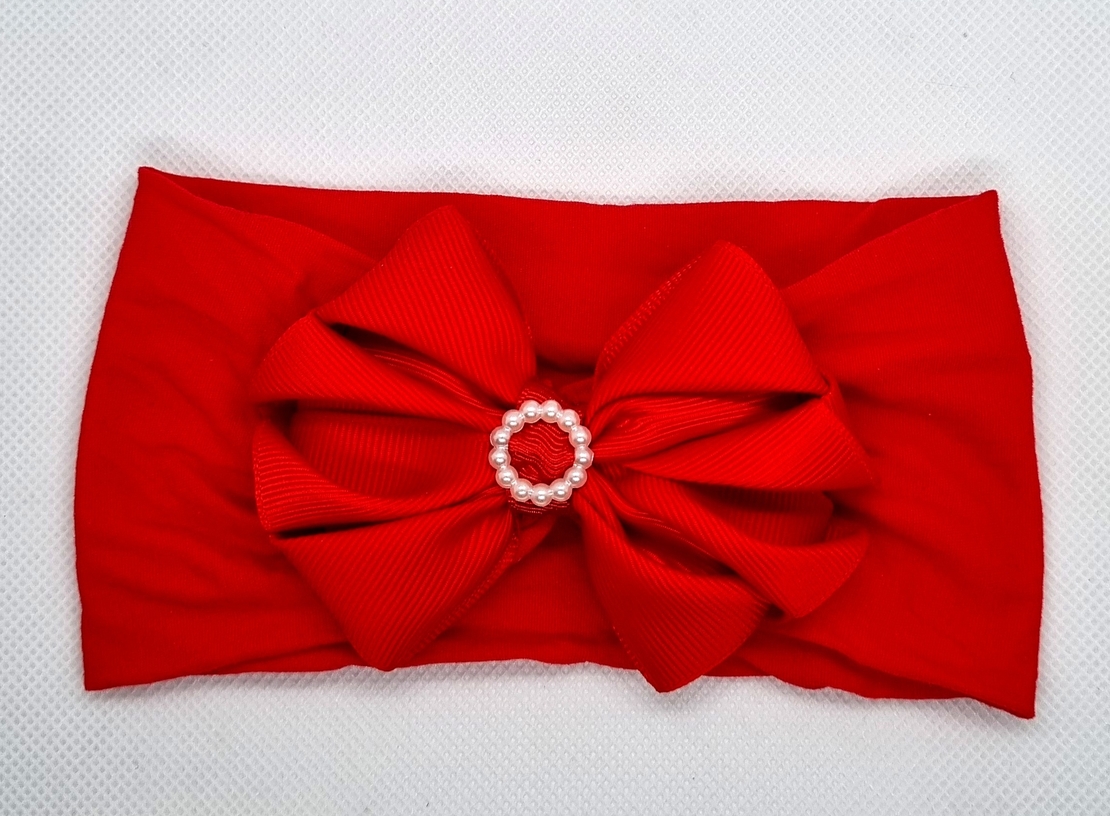 Бебешка лента тюрбан с панделка