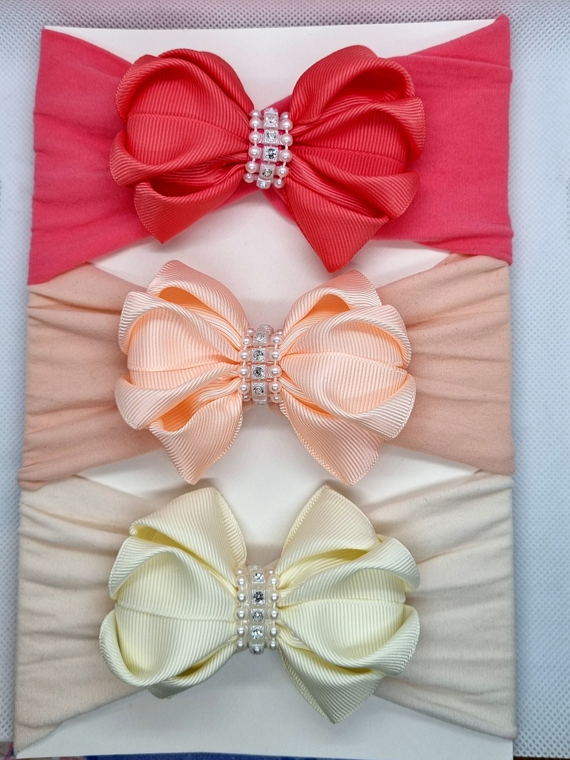 Бебешка лента тюрбан с панделка