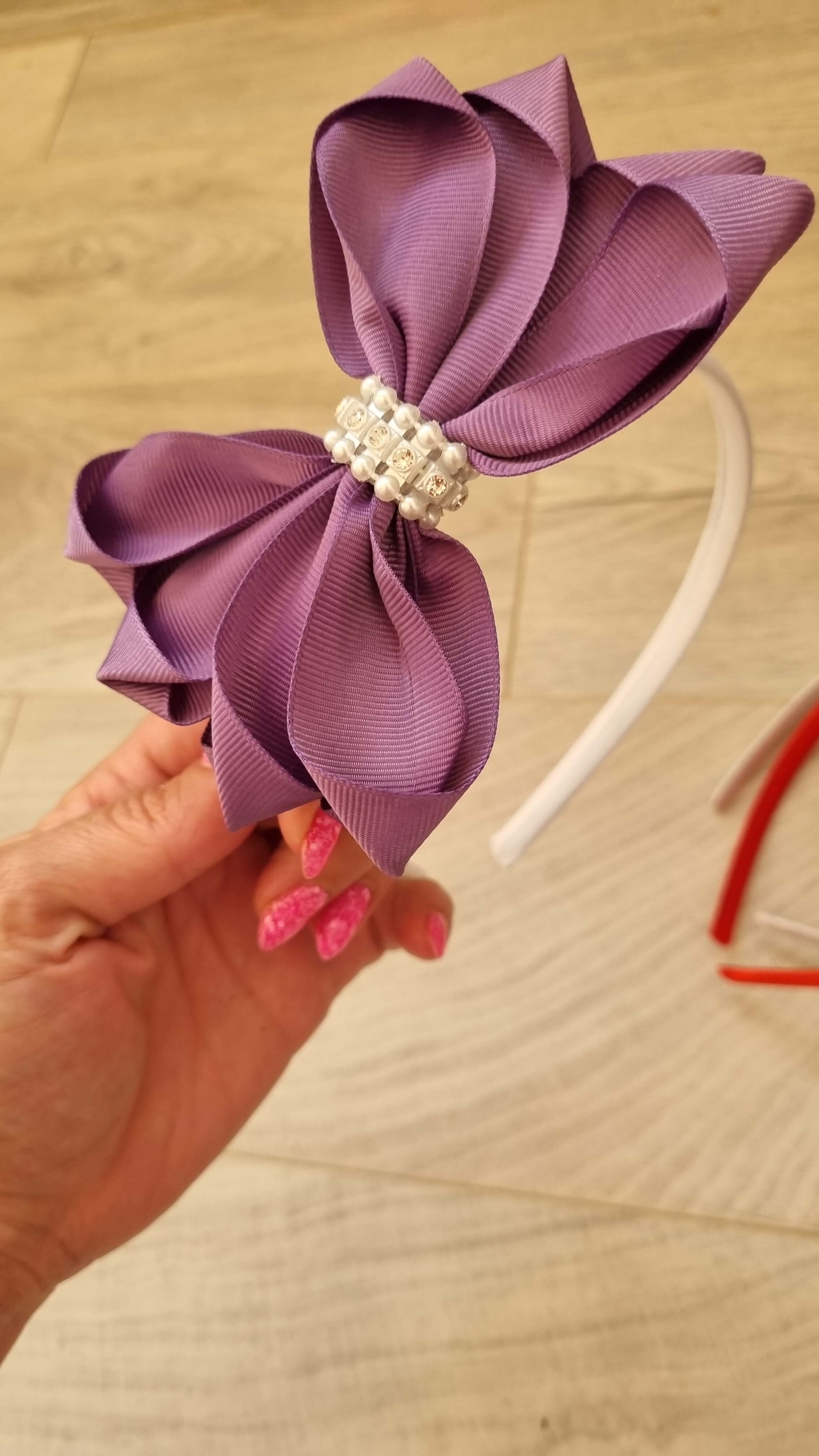 Ръчно изработена детска диадем