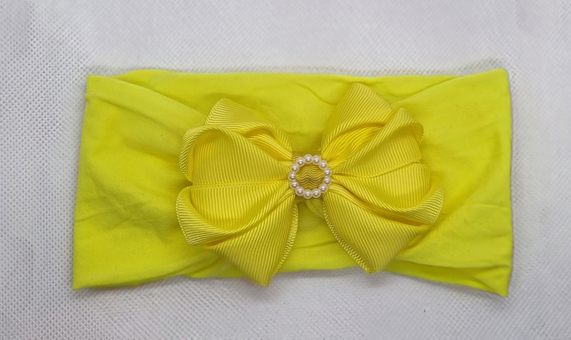 Бебешка лента тюрбан с панделка