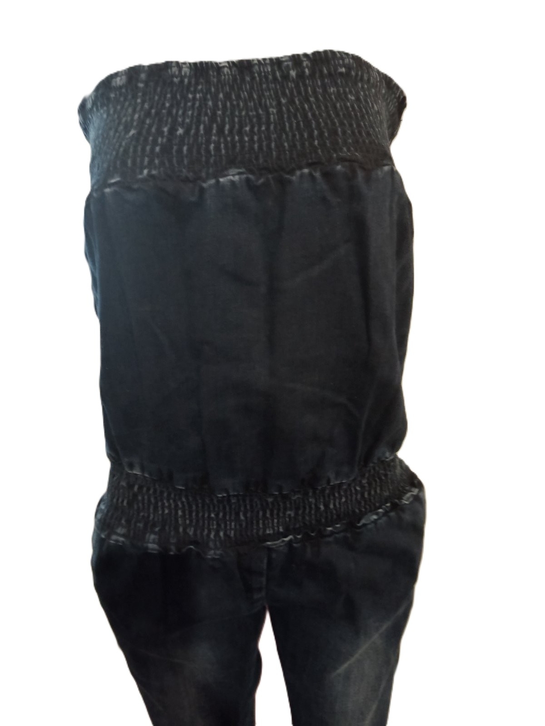 Дамски дънков гащеризон -Basic Style /L/ размер