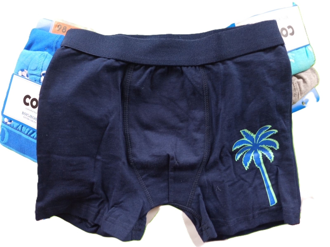 SEO Детски боксерки 2бр- ярки цветове - 122/128