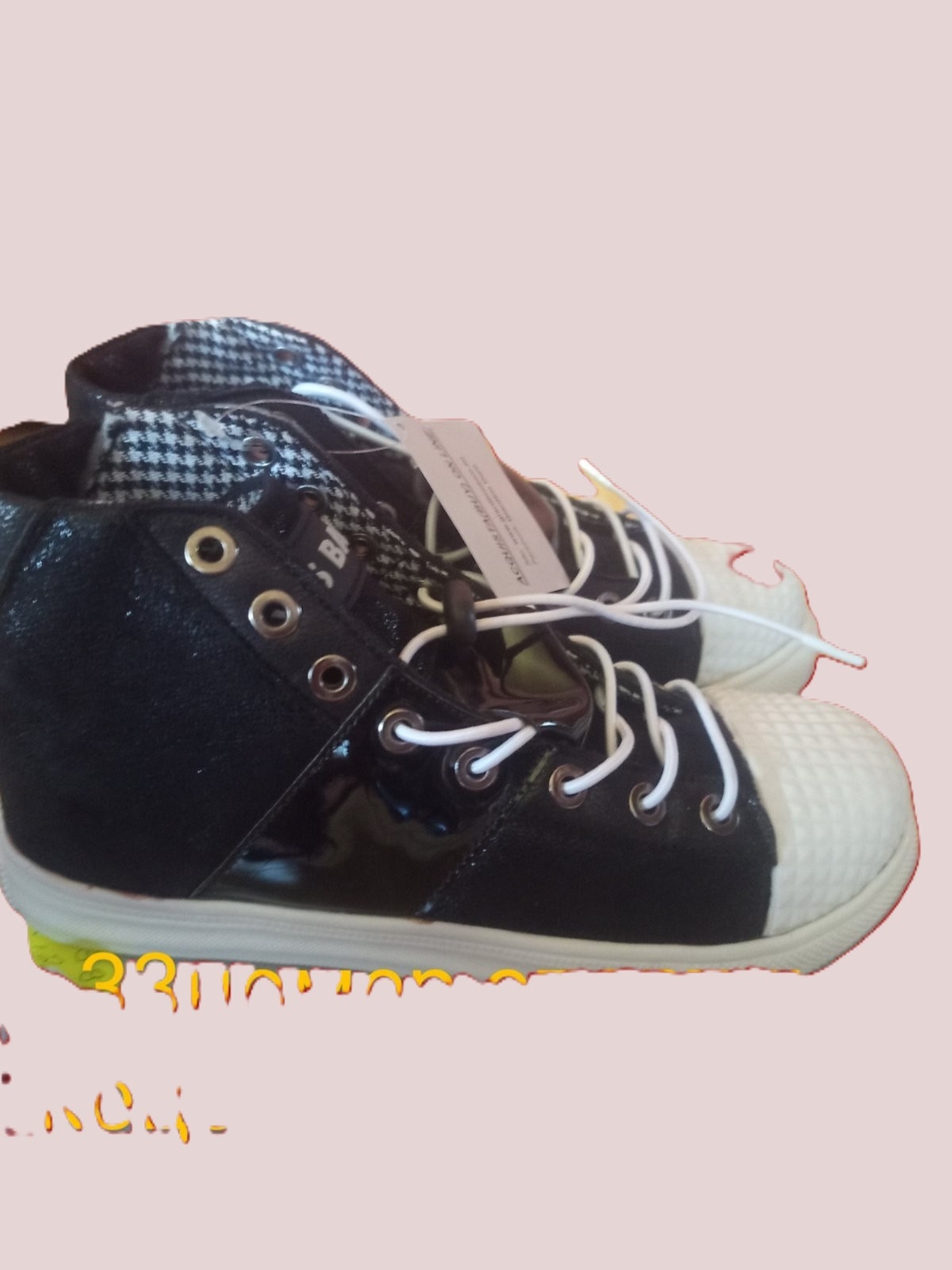 Дамски кецове еко кожа черни 34№