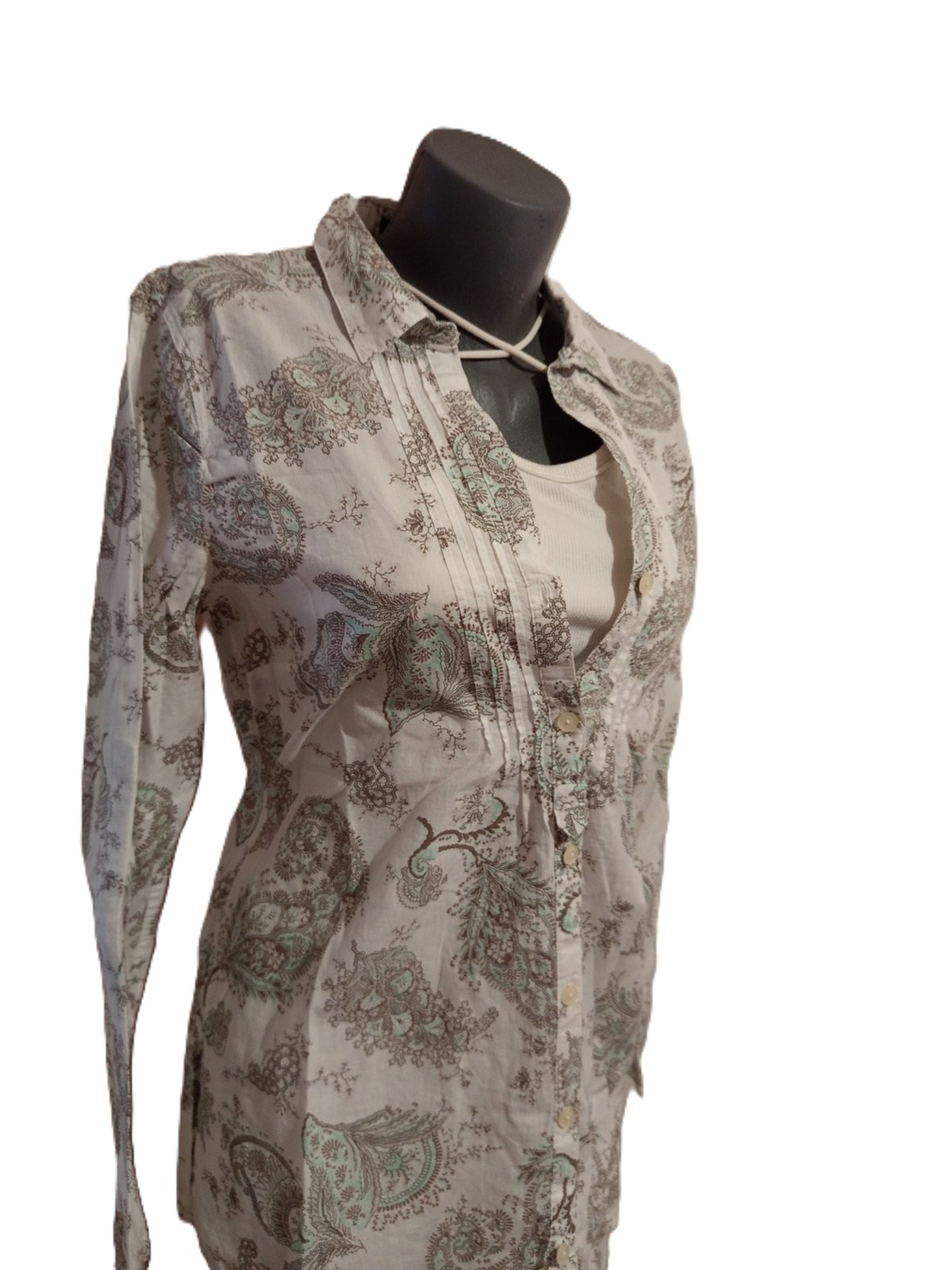 .Дамска шарена риза с цветен принт L размер