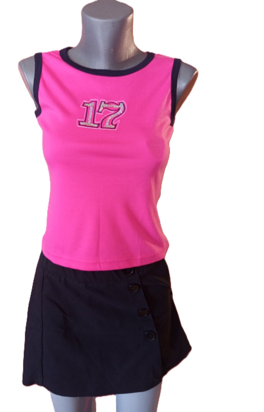 Памучен розов потник за лято –размер /M 5.99€