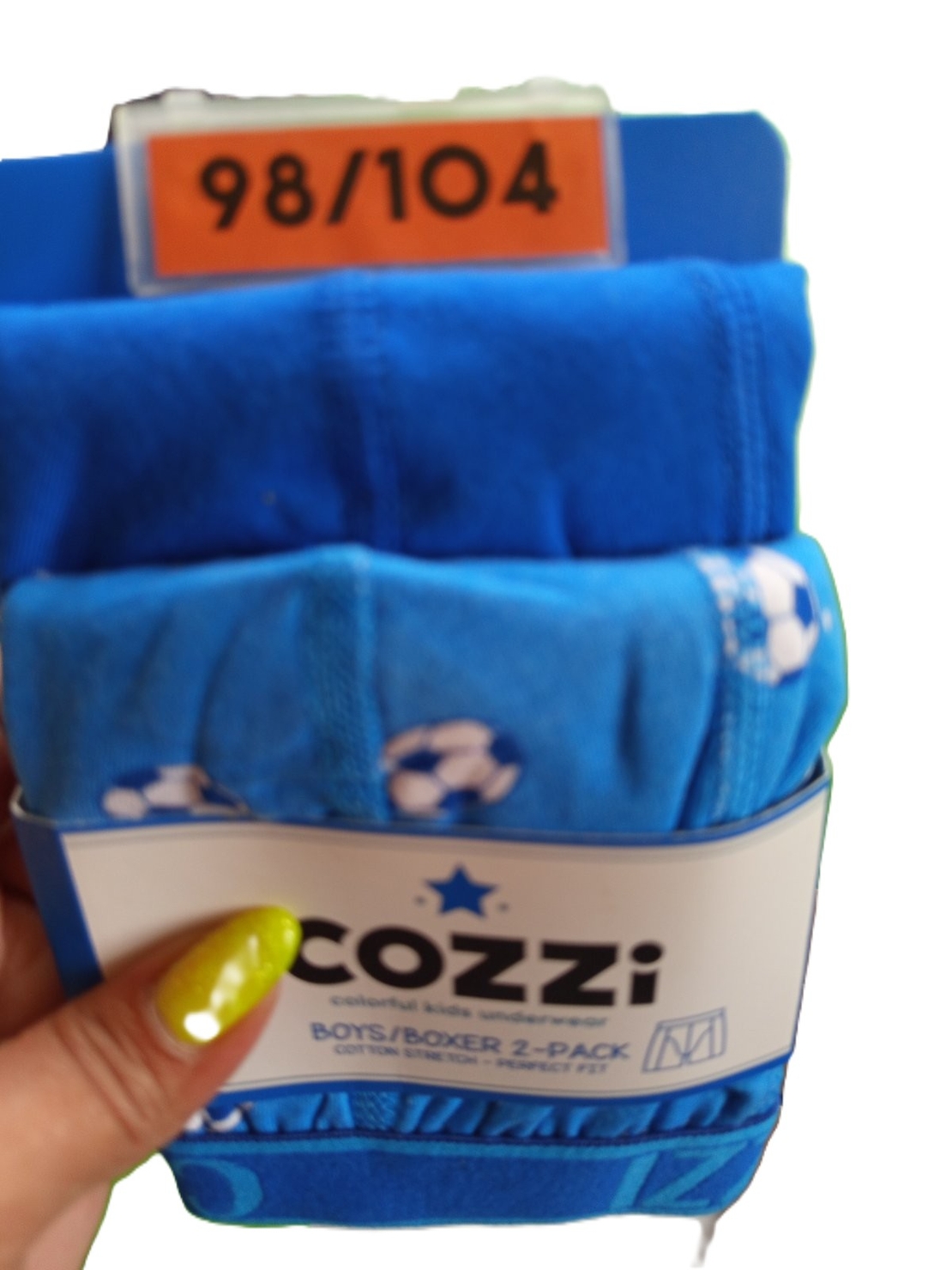 SEO Детски боксерки 2бр- ярки цветове - 122/128