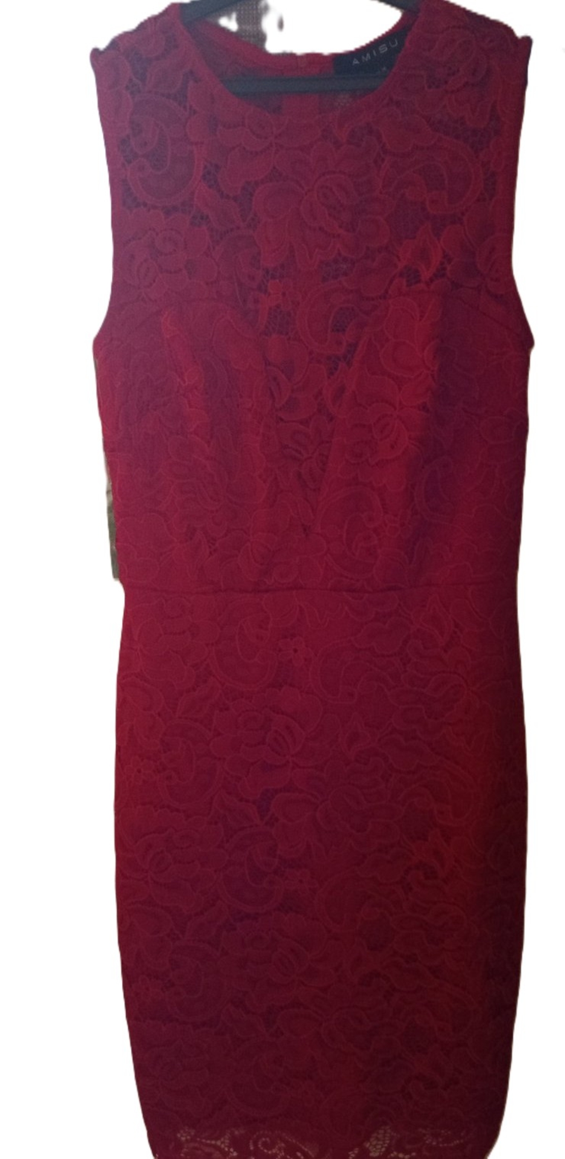 Velvet Flame-Елегантна червена рокля / М размер