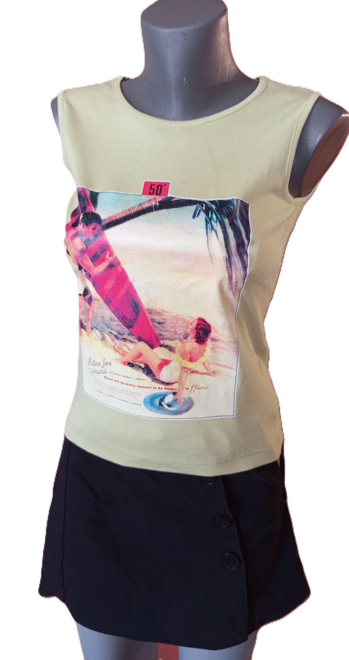 Дамски потник  &Tropical Mood в зелено размер S 5.99€