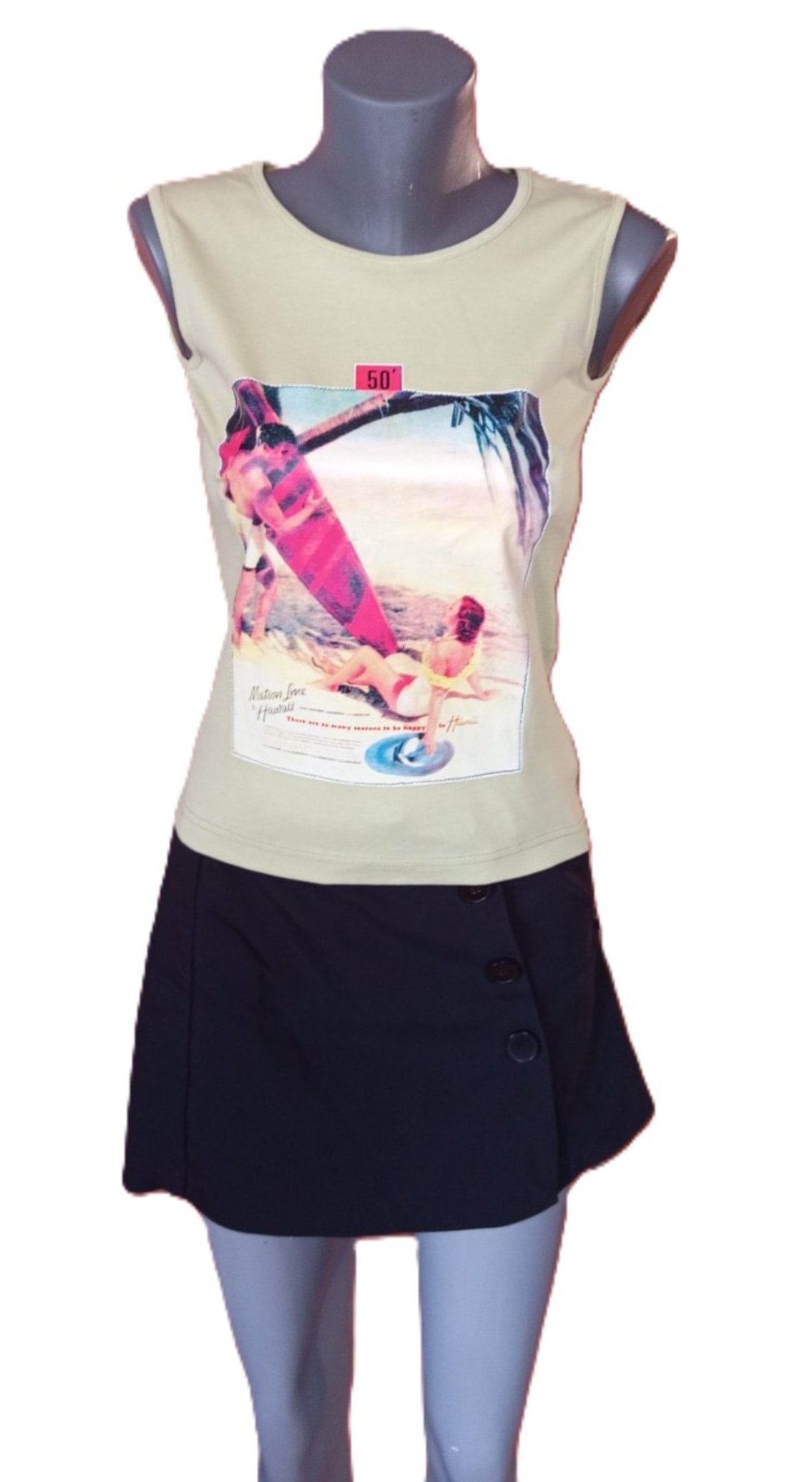 Дамски потник  &Tropical Mood в зелено размер S 5.99€