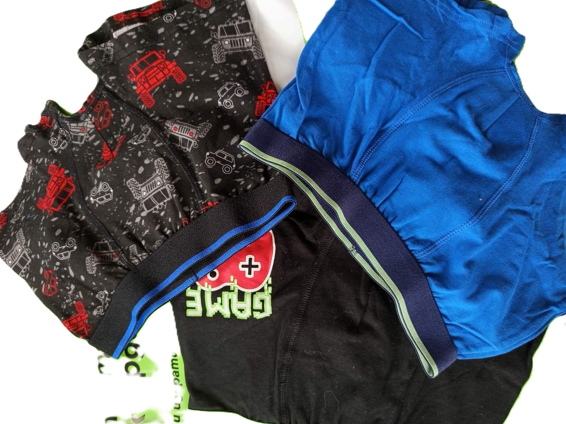 SEO Детски боксерки 2бр- ярки цветове - 122/128