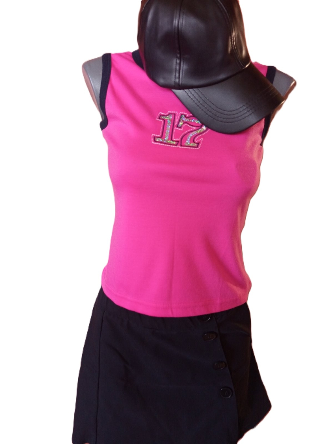 Памучен розов потник за лято –размер /M 5.99€