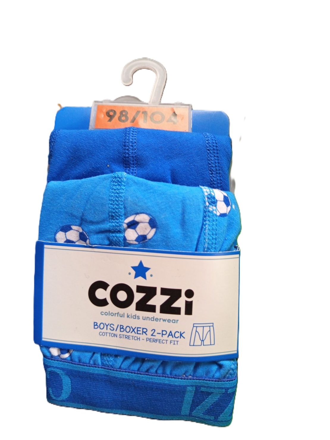 SEO Детски боксерки 2бр- ярки цветове - 122/128