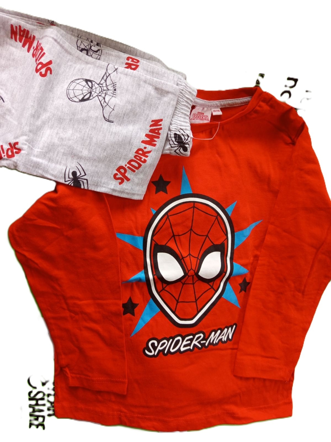 Детска пижама Spider -Man-двуделен комплект 110/116