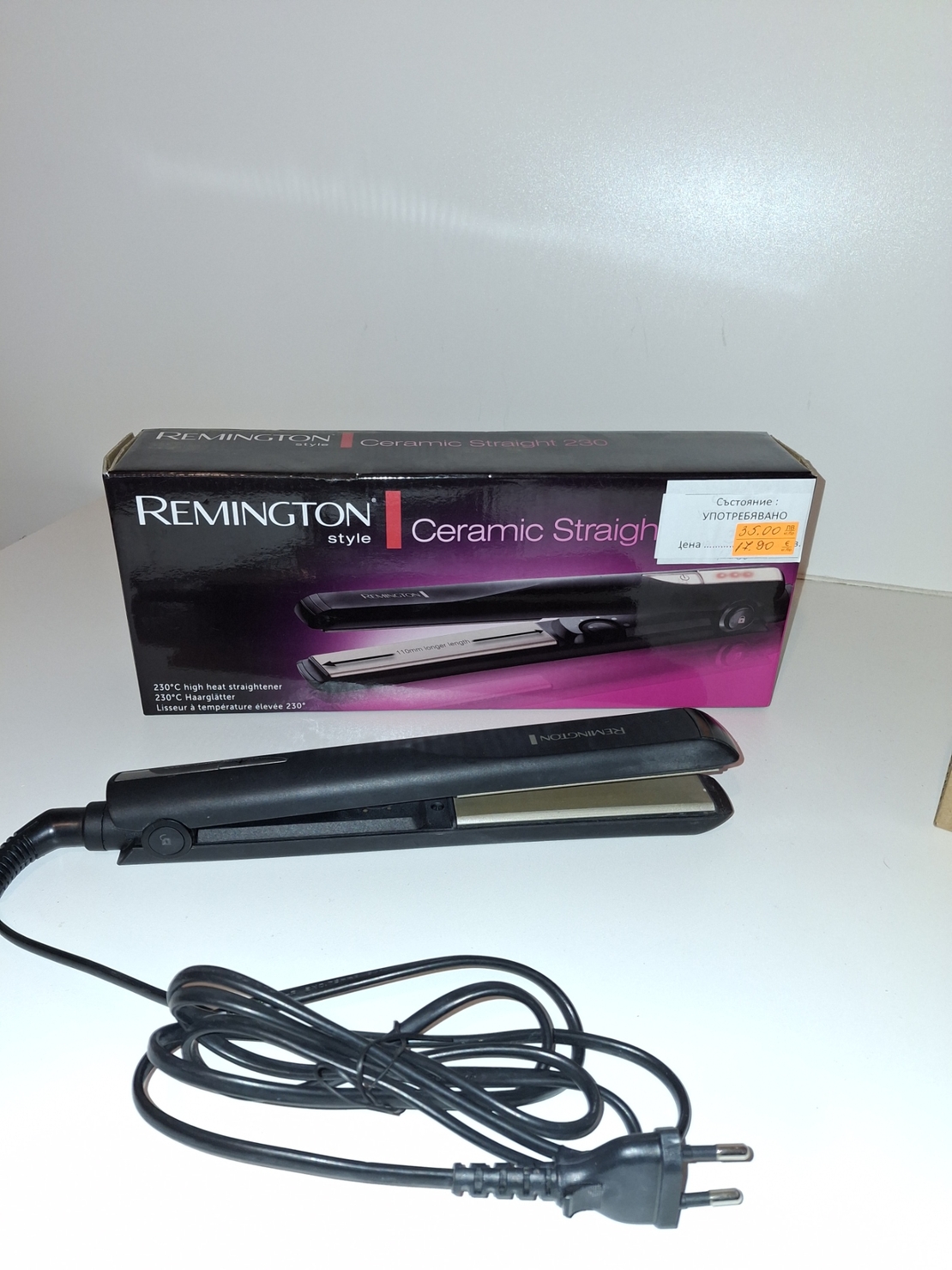 Преса за изправяне Remington Ceramic Straight 230