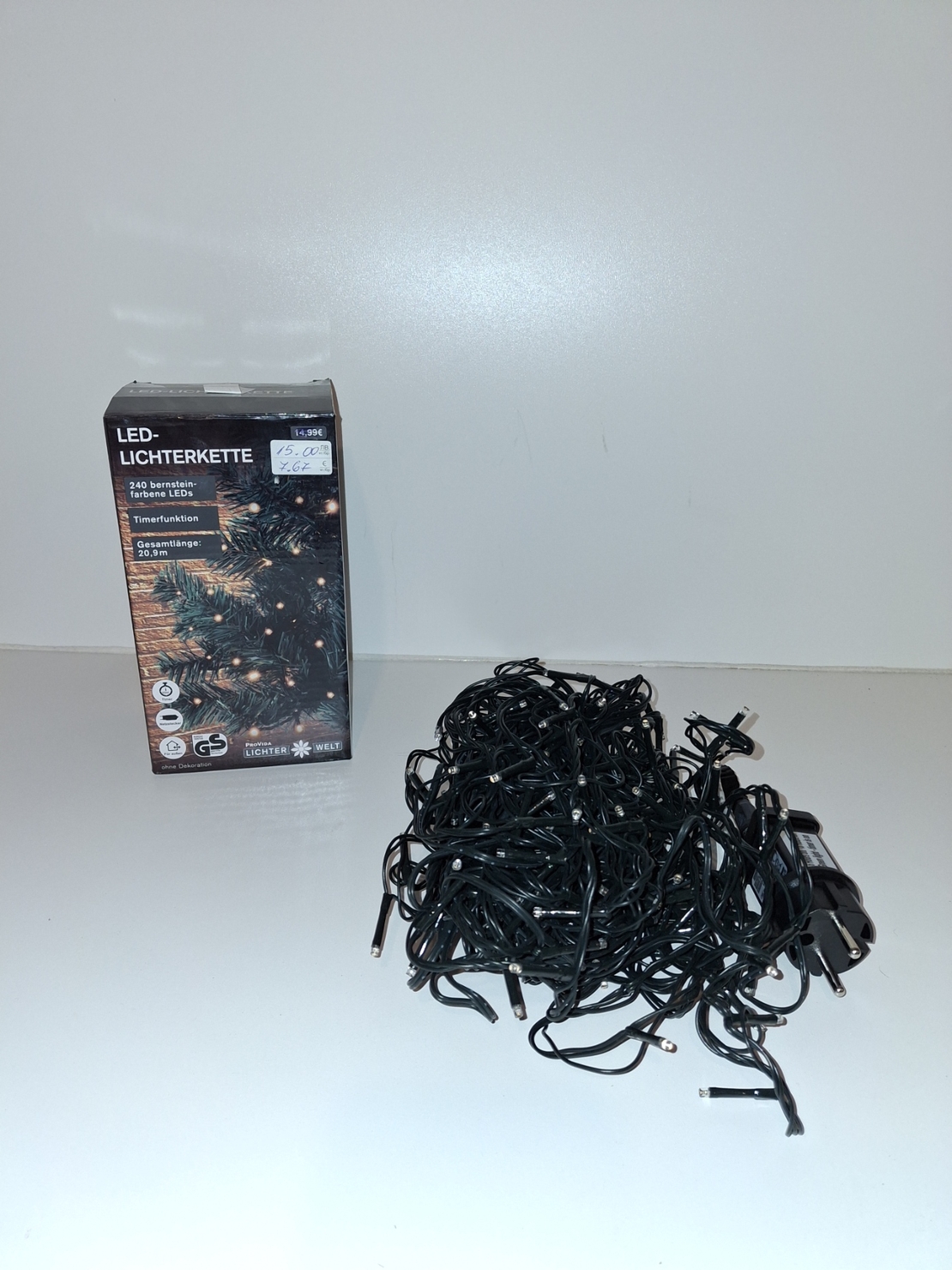 Коледни лампички 20,9м