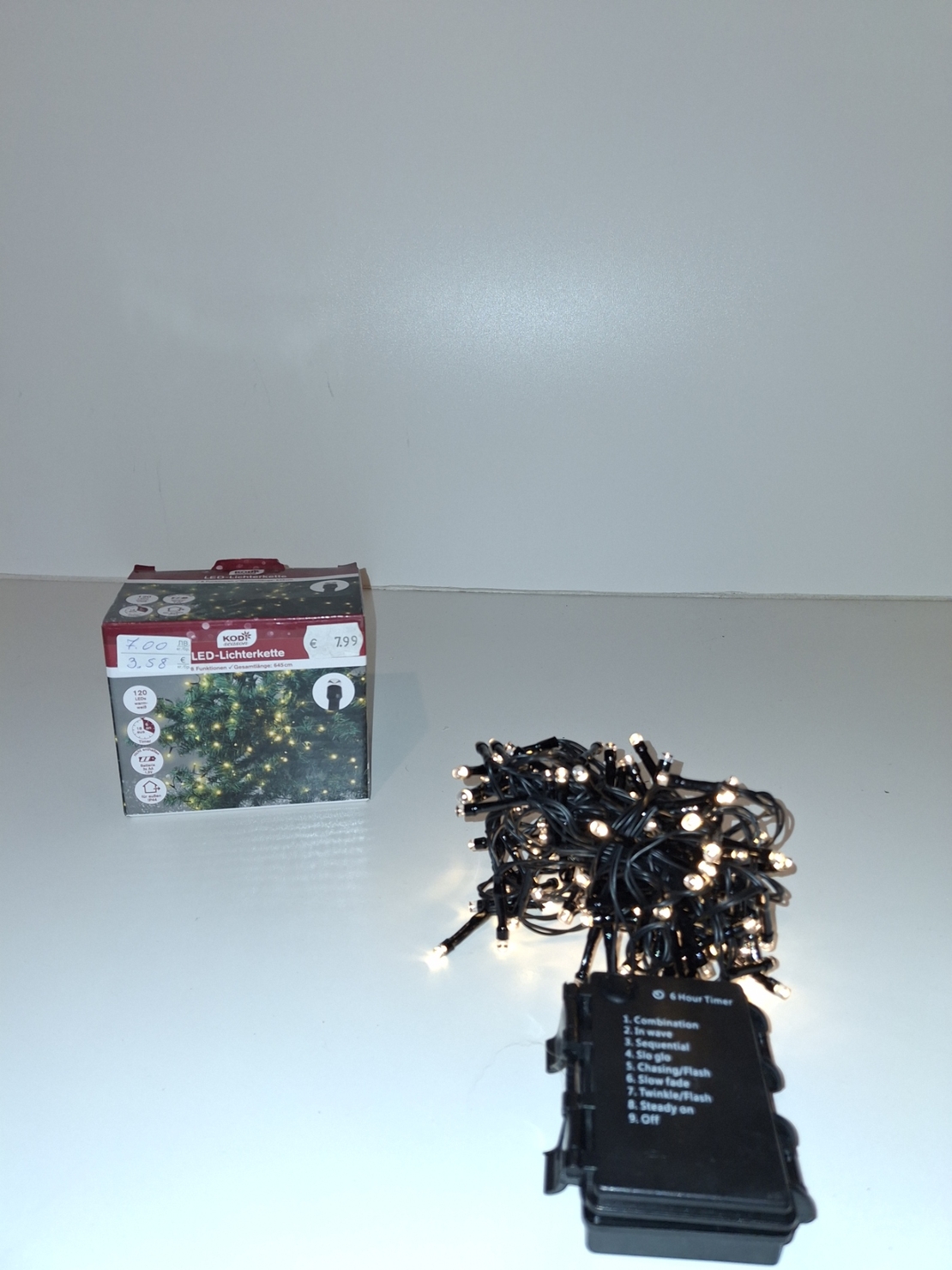 Коледни лампички 6,45м