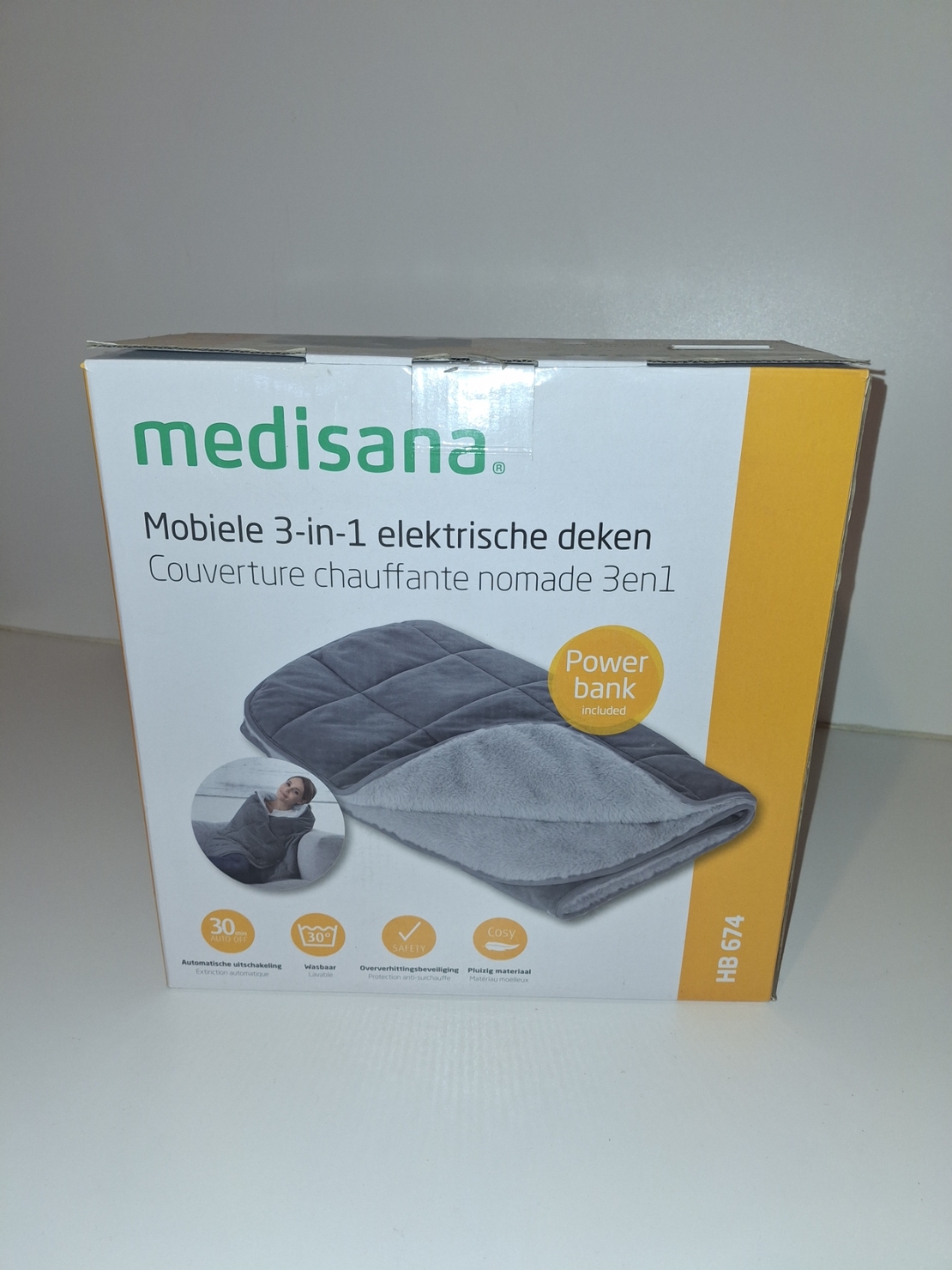 Мобилно електрическо одеяло 3в1 Medisana HB 674