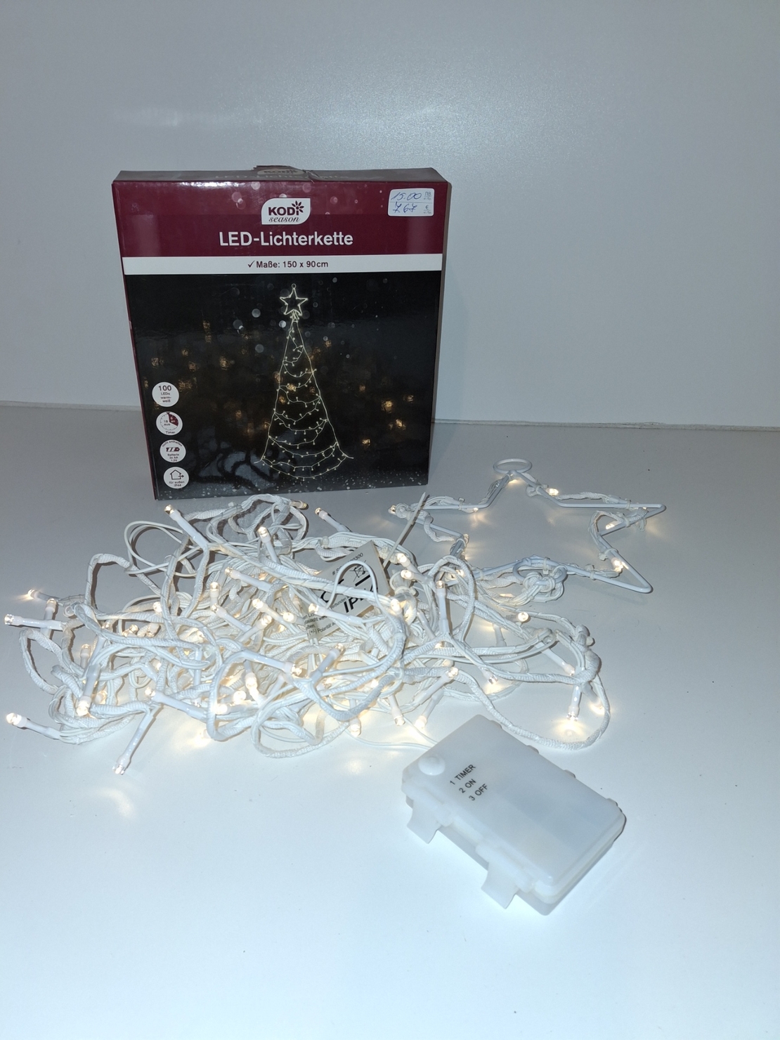 Коледни лампички тип елха