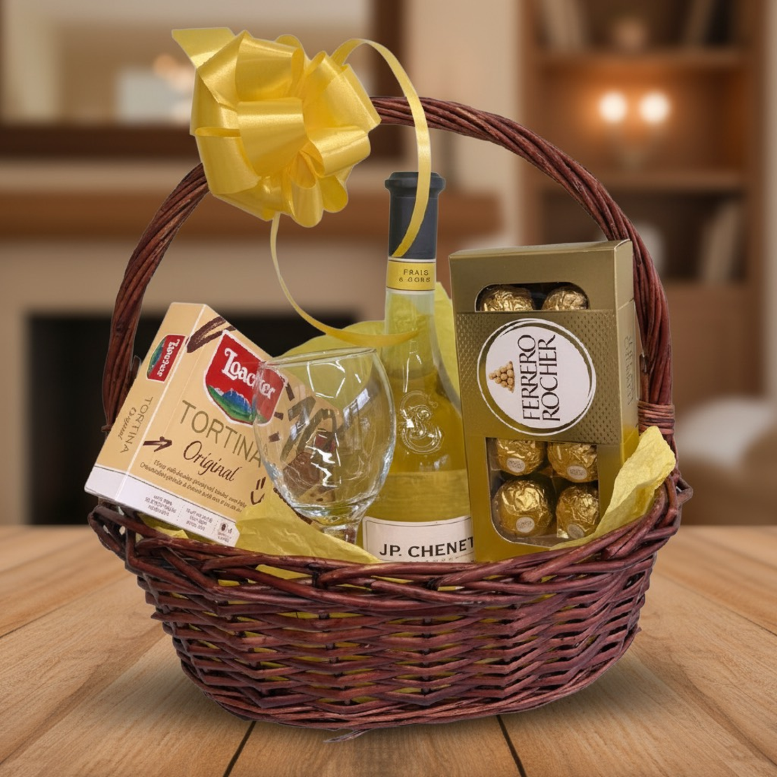 Подаръчна Кошница Златна Магия