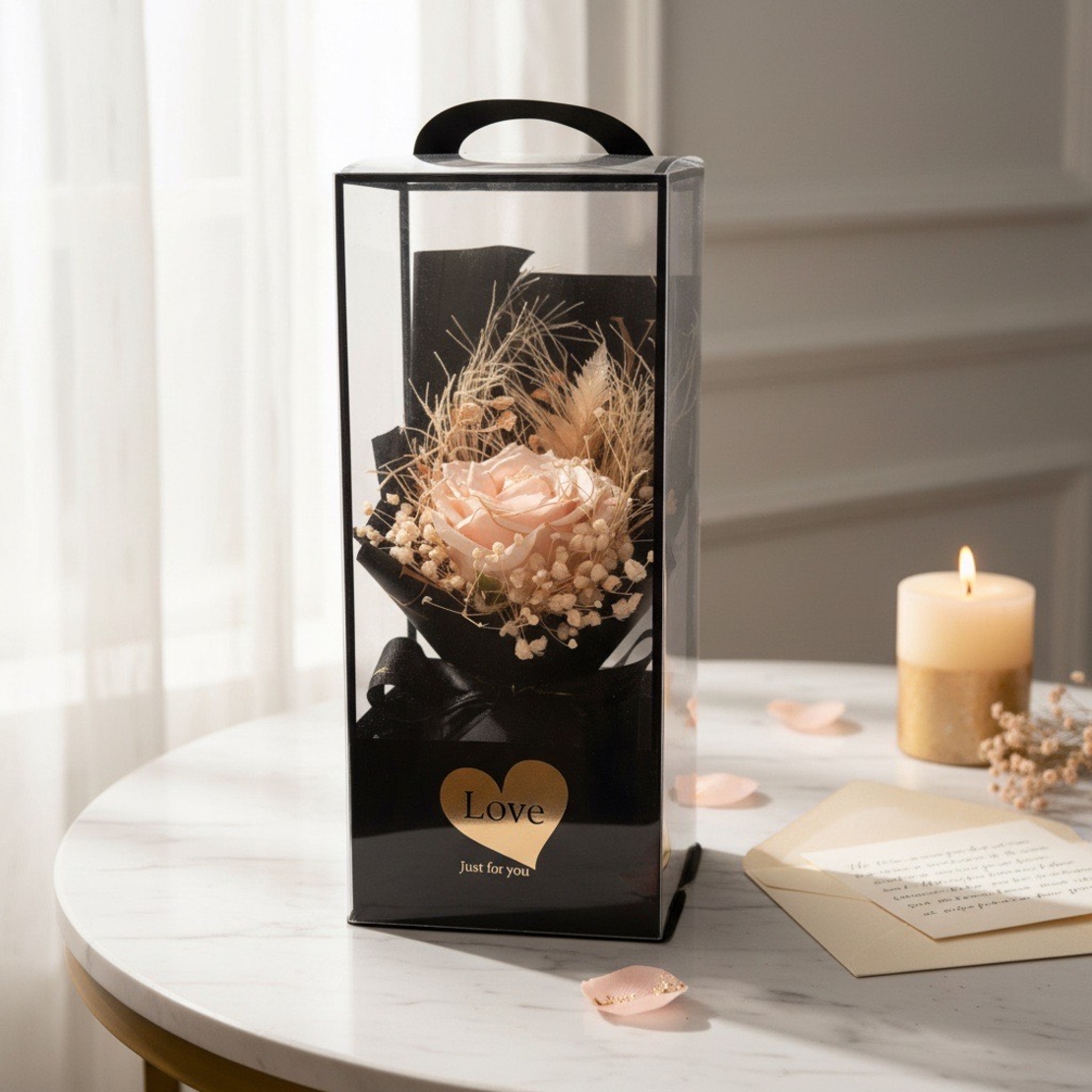 Букет Лукс в Кутия