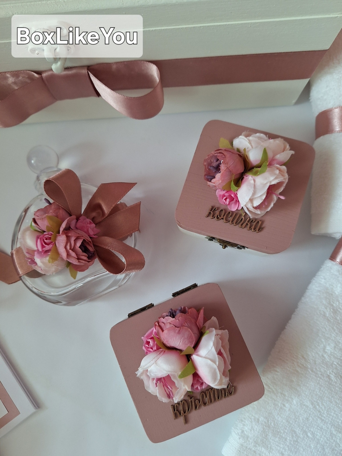 Кутийка за кръстче/косичка ''Цветни мечти''