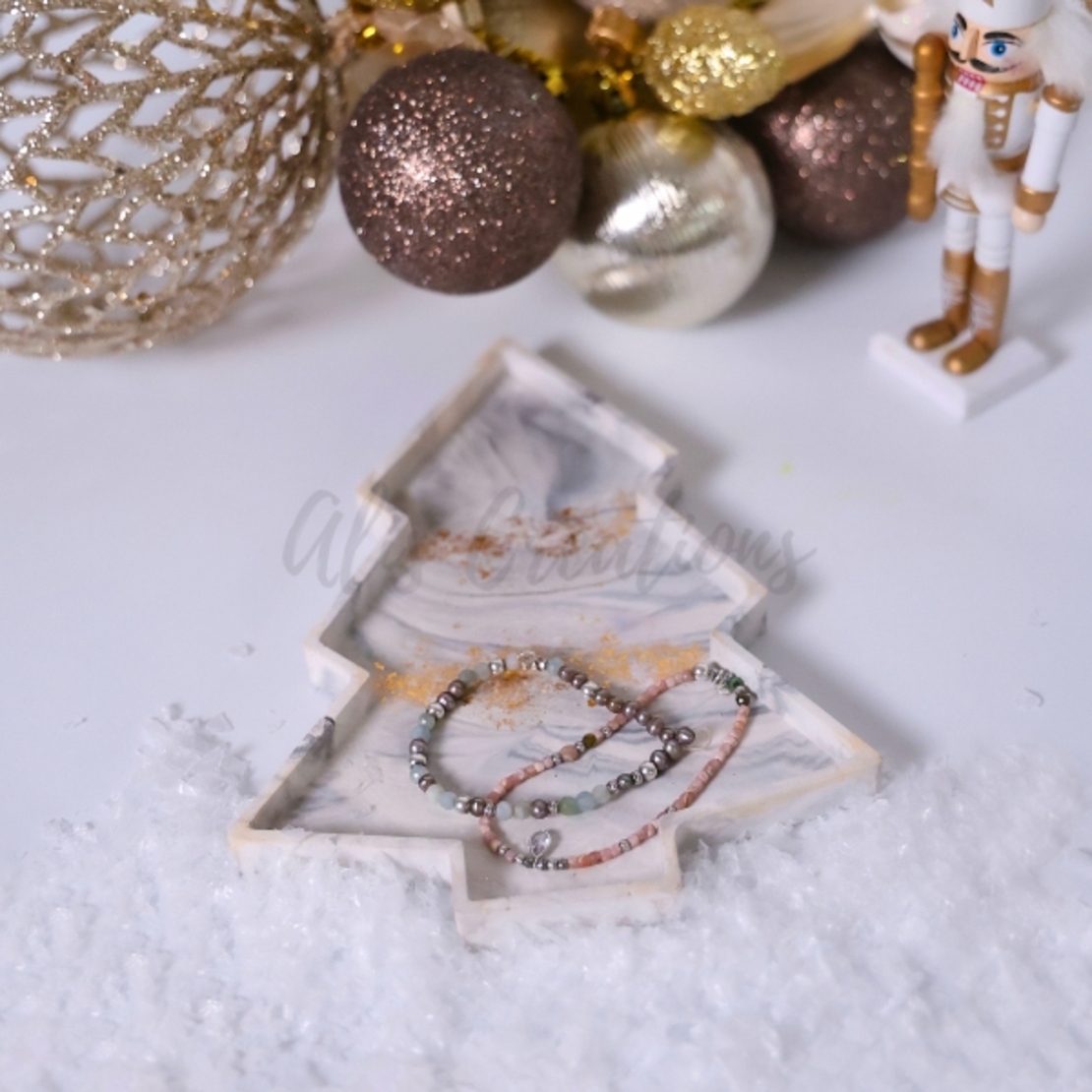 Поставка от еко смола „Коледна елха“ – Ръчна изработка, еко декорация и коледен подарък