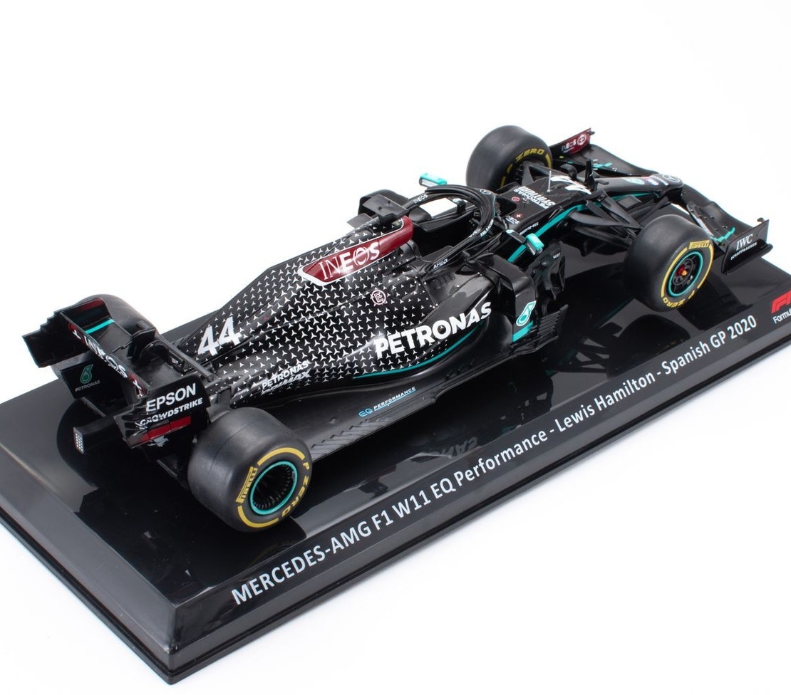 Метална кола MERCEDES-AMG F1 W11 Performance - Lewis Hamilton - Spanish GP 2020 - Edicola 1:24