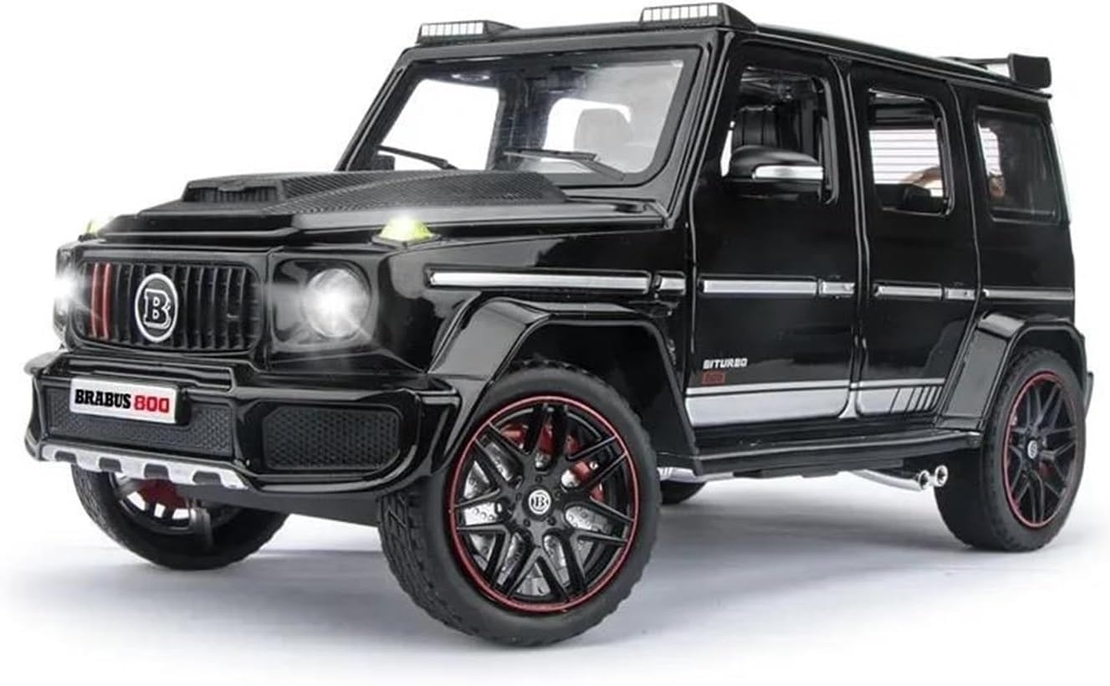 Метален джип с отварящи се врати светлини и звуци Mercedes Benz G-Class Brabus G800 1:24