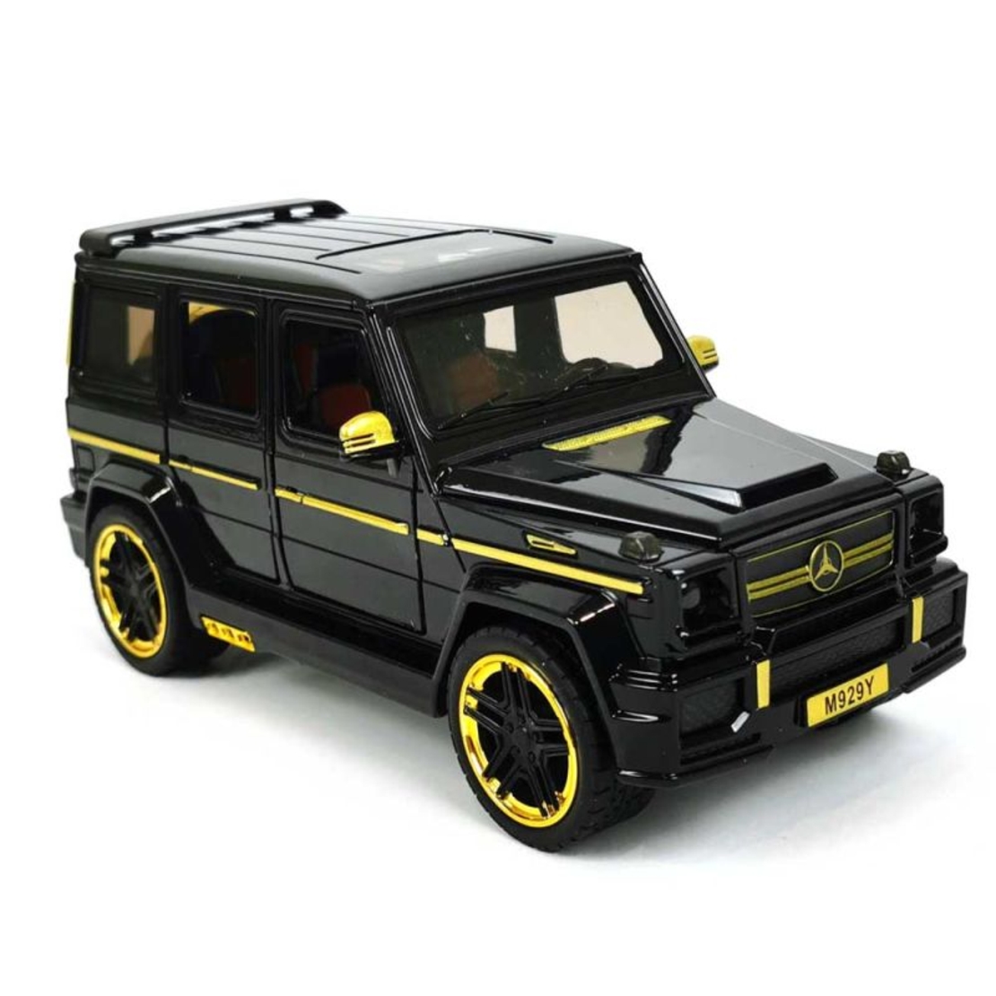 Метален джип с отварящи се врати, светлини и звуци Mercedes Benz G-Class G65 1:24