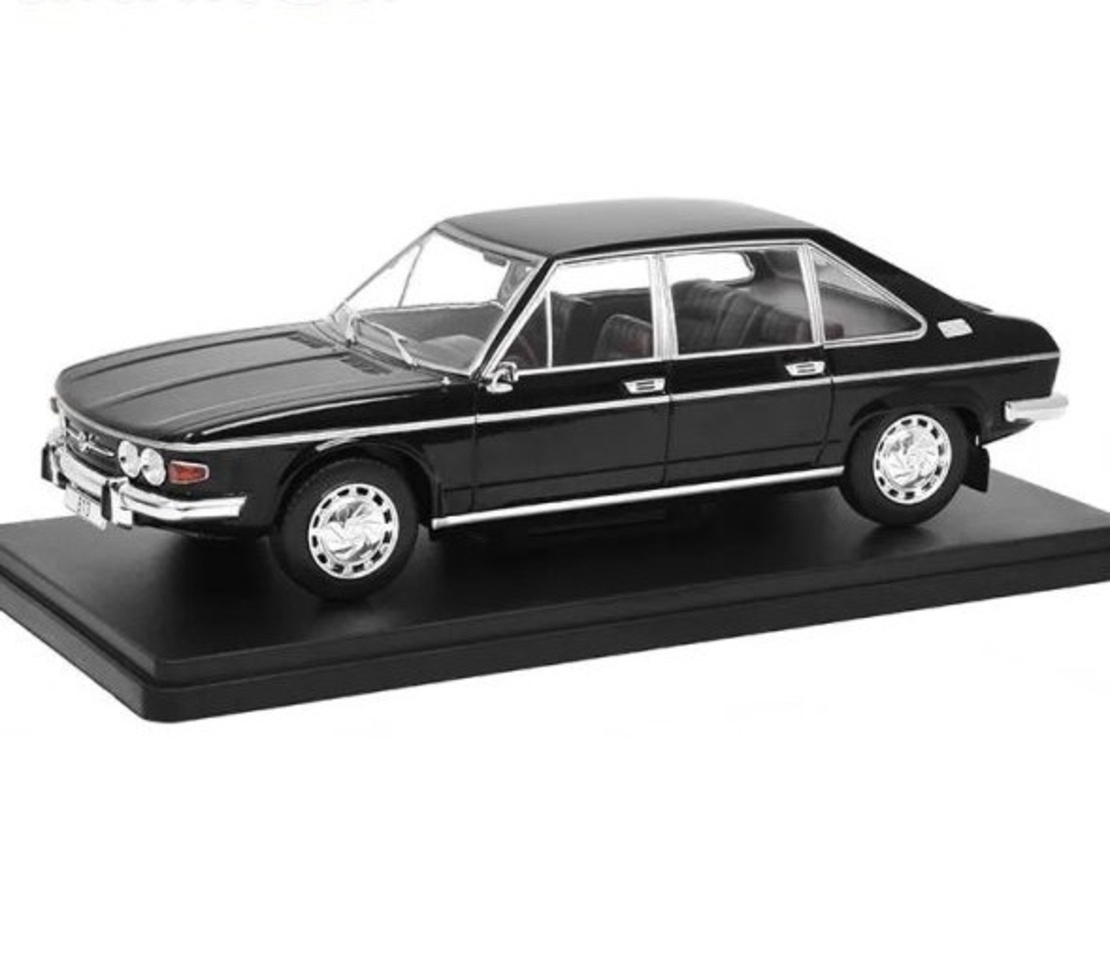 Метална кола Tatra 613 black 1973 - WHITE BOX 1:24