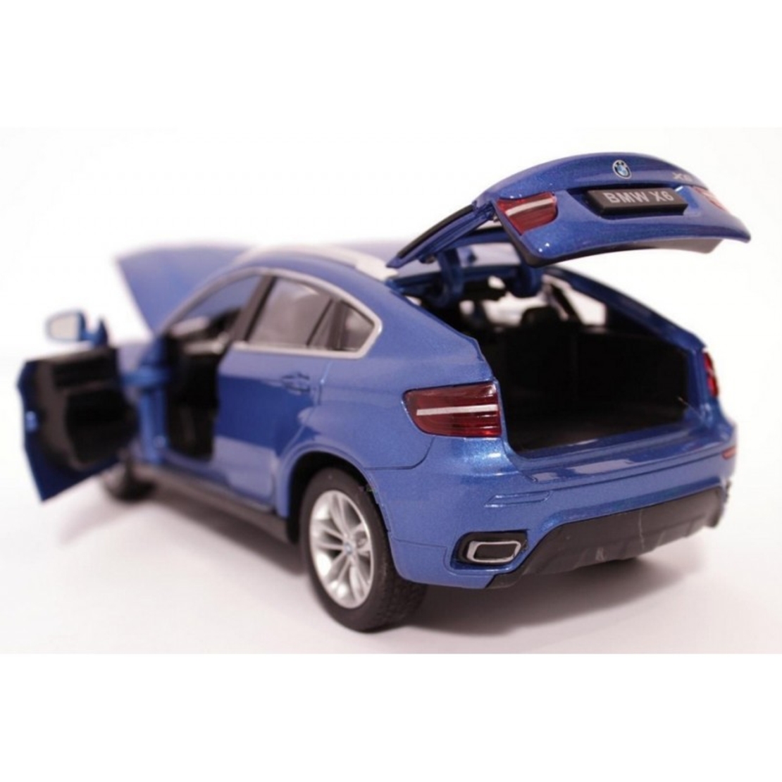 Метална кола с отварящи се врати и капаци MSZ BMW X6 1:24