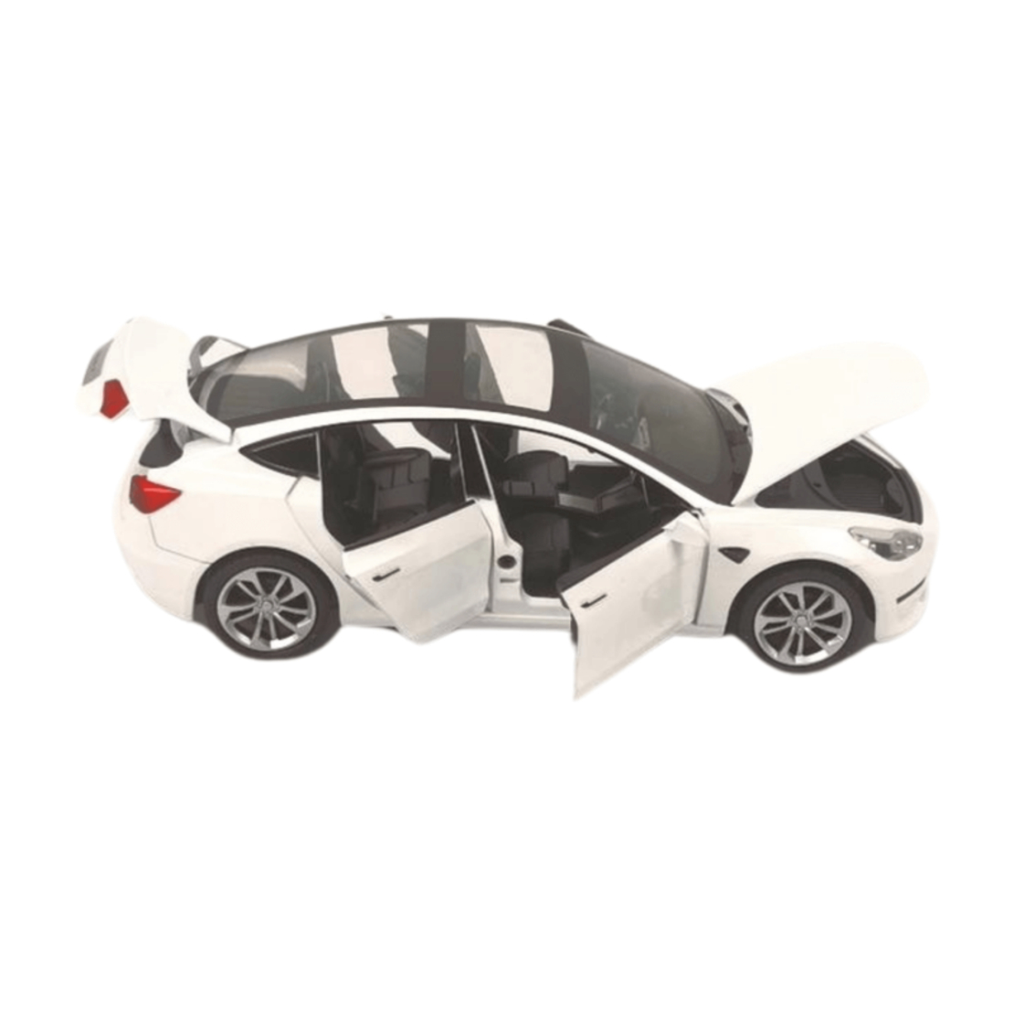 Метална кола с отварящи се врати светлини и звуци Tesla Model 3 - 1:24