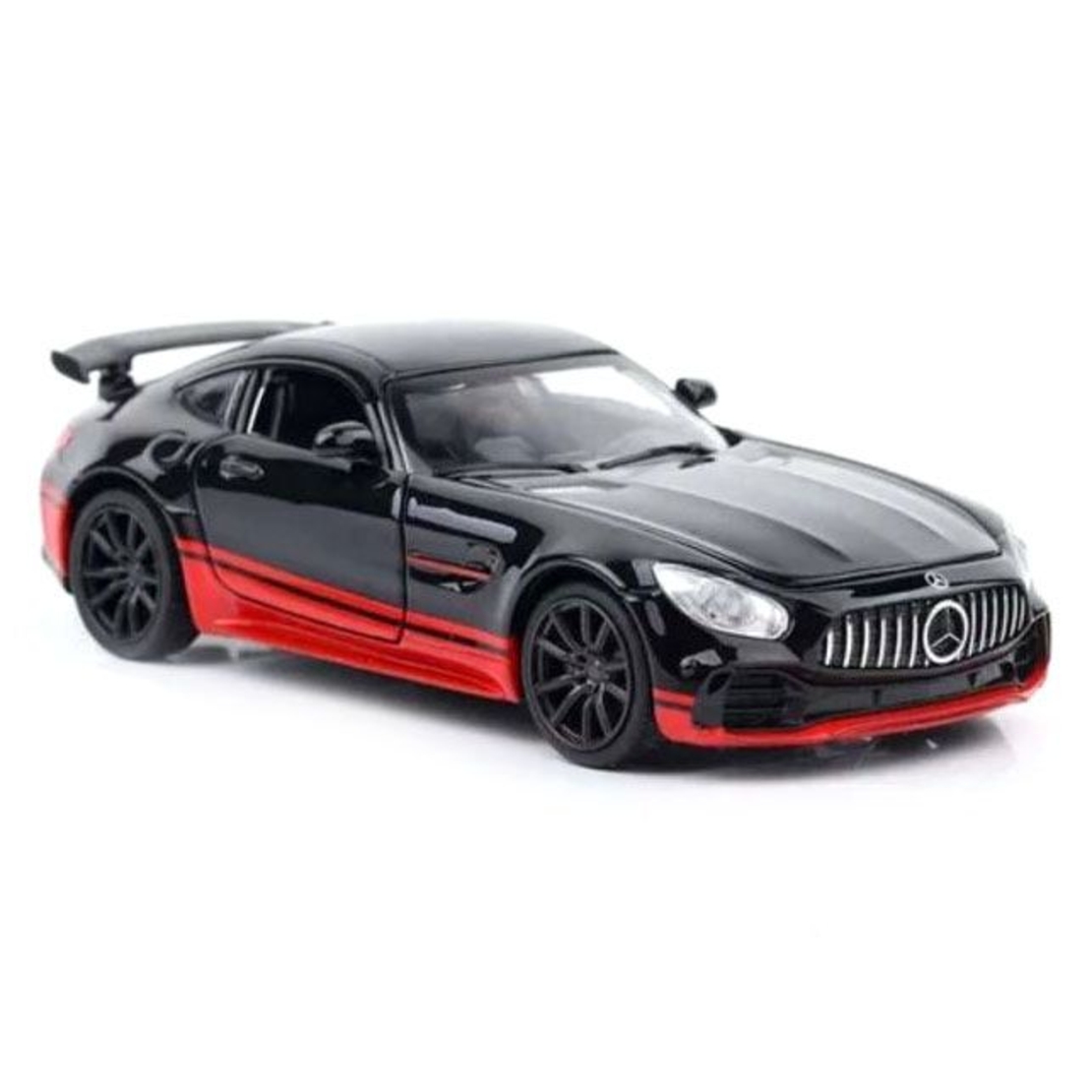 Метална кола с отварящи се врати, капаци, светлини и звуци Mercedes-Benz GT63 AMG 1:24