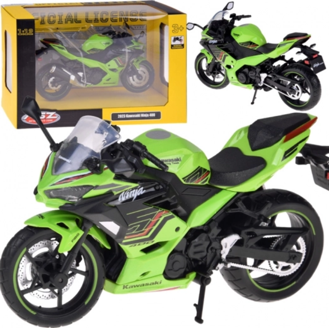 Метален мотор Kawasaki Ninja 400 1:12