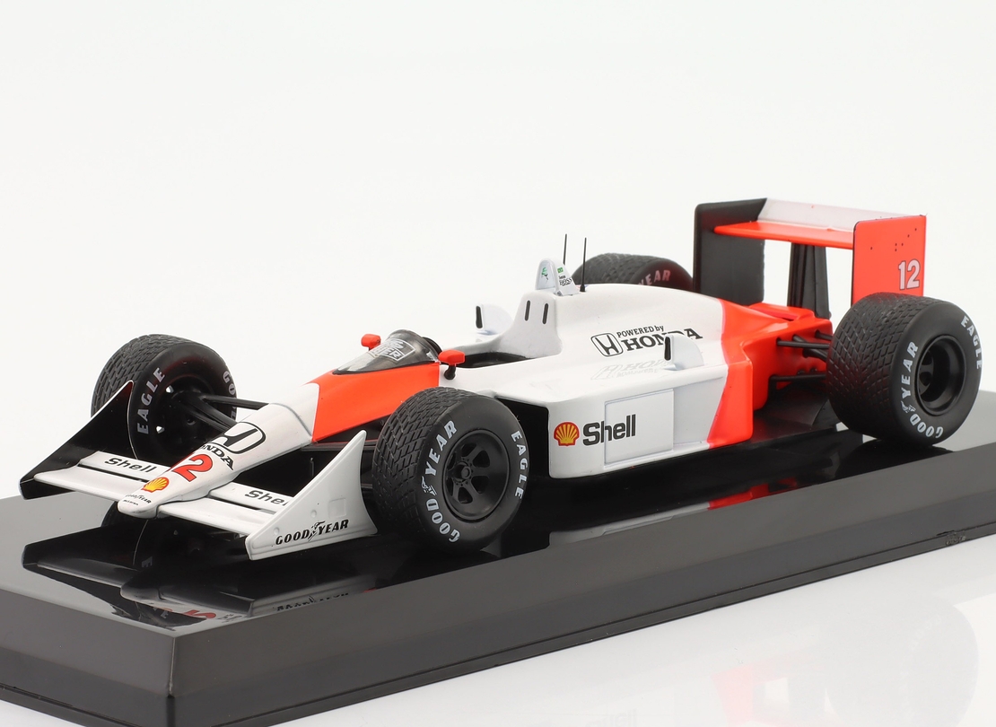 Метална кола McLaren MP4/4 Ayrton Senna Formula 1 World Champion 1988 - Edicola 1:24