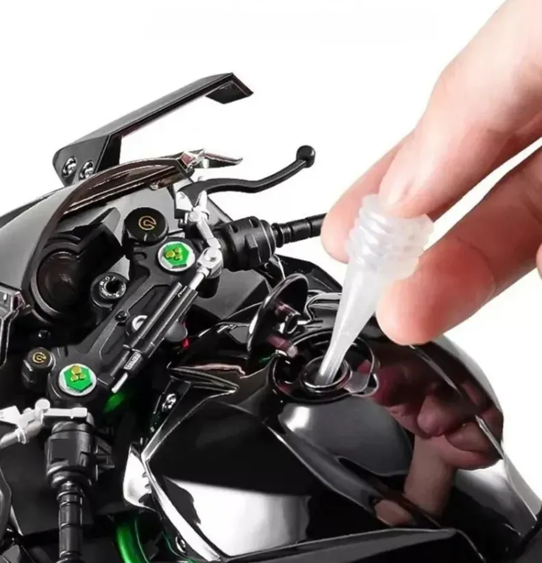 Мотор Kawasaki Ninja H2R 1:6 с пушек