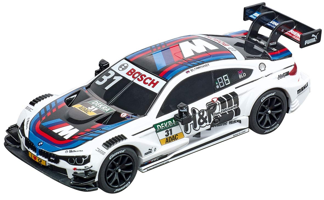 Метална кола с отварящи се врати светлини и звуци BMW M4 DTM Le Mans 1:24
