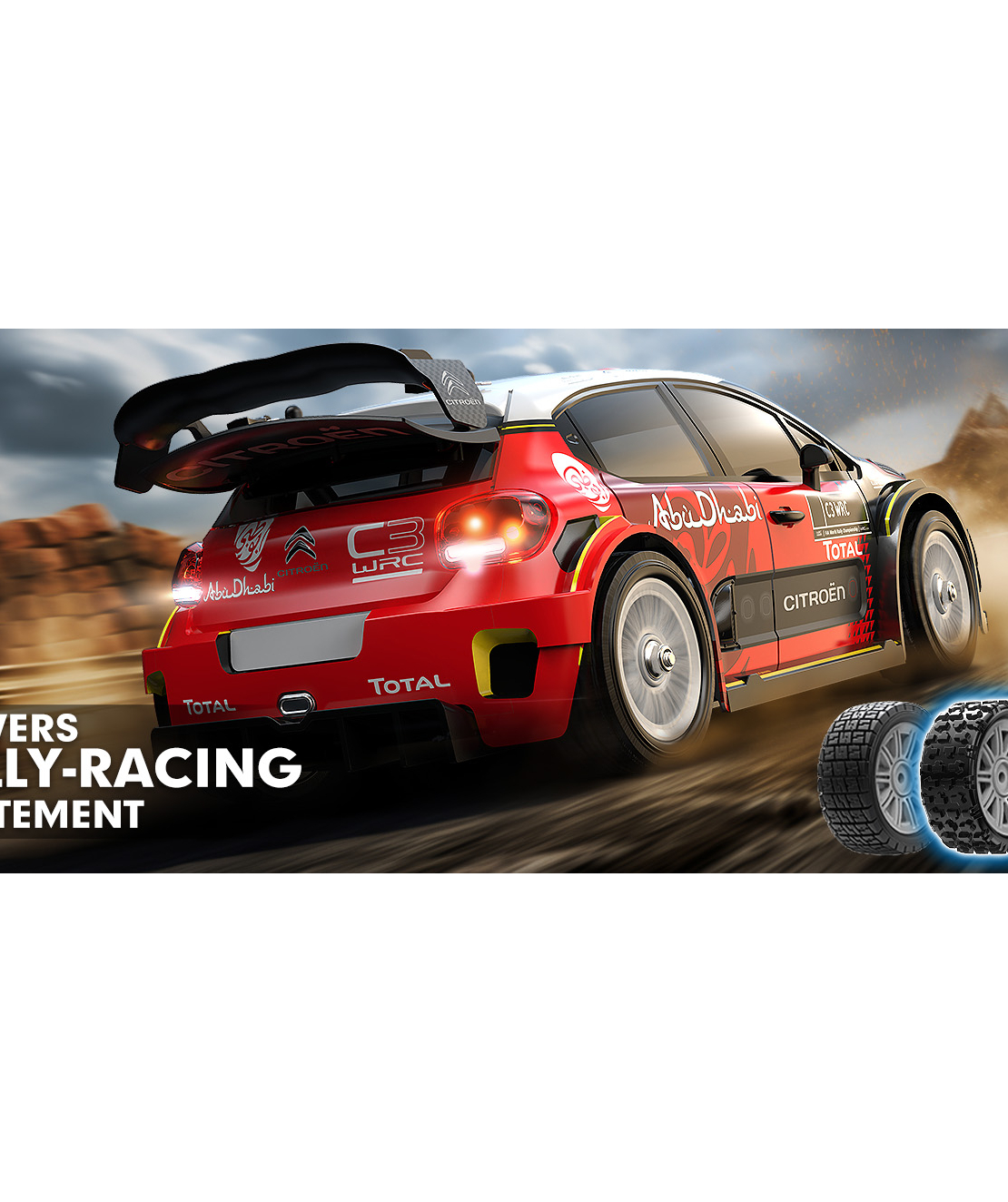 MJX HYPER GO 14303 Citroen C3 WRC безчеткова рали/дрифт кола 4x4 1:14 RTR, 2.4GHz, 42km/h