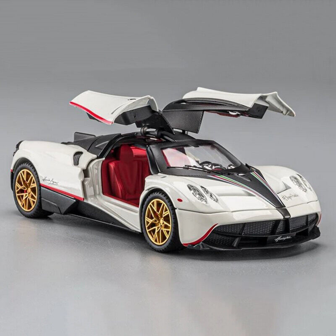 Метална кола с отварящи се врати светлини и звуци Pagani Huayra 1:24